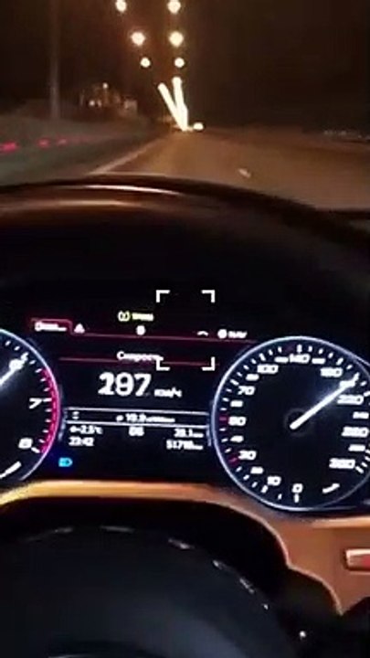 Audi A7 doing 300 