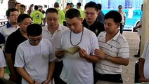 Bodies of Tanjung MCA Youth chief's wife, mother and children cremated