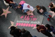 Hundreds participate in Hollywood #MeToo march against sexual abuse