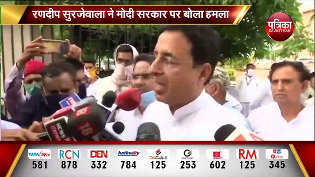 रणदीप सुरजेवाला ने मोदी सरकार पर बोला हमला