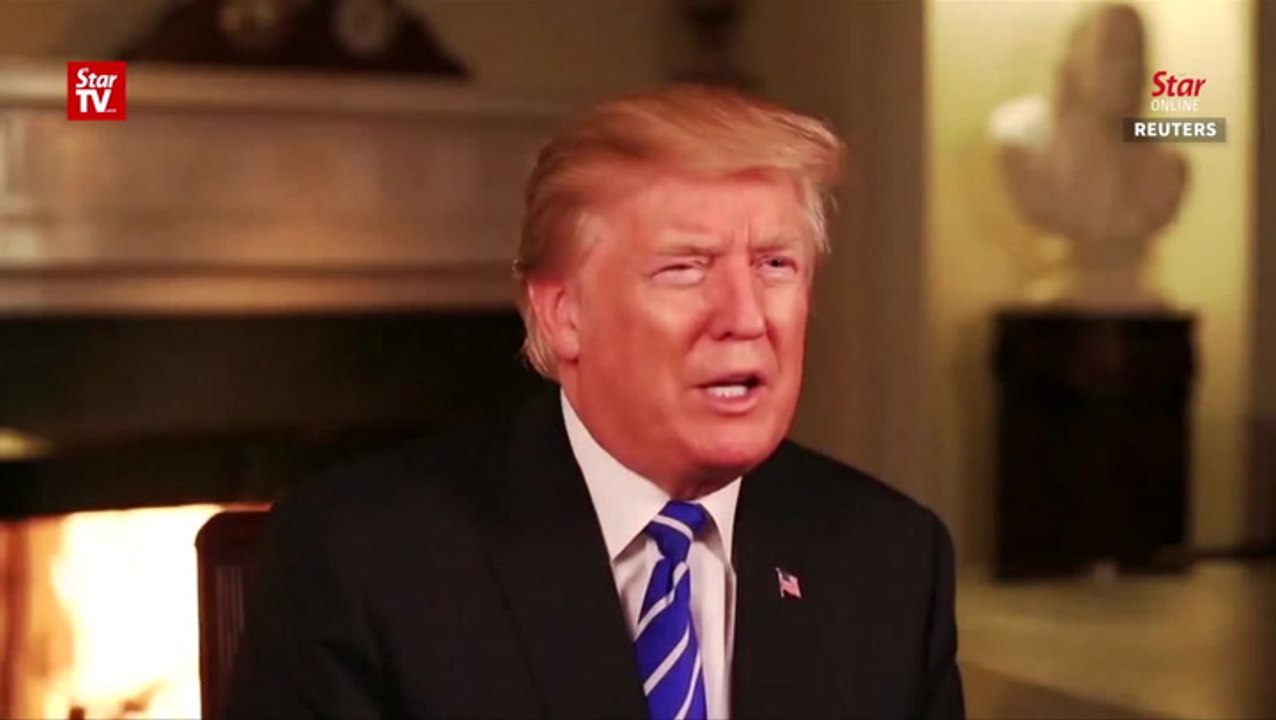 Trump says "America is doing very well"