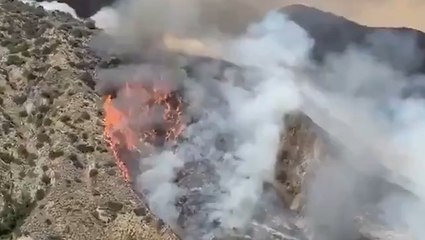 Helicopter used to battle California wildfire