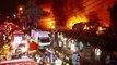Massive blaze razes four warehouses in Penang