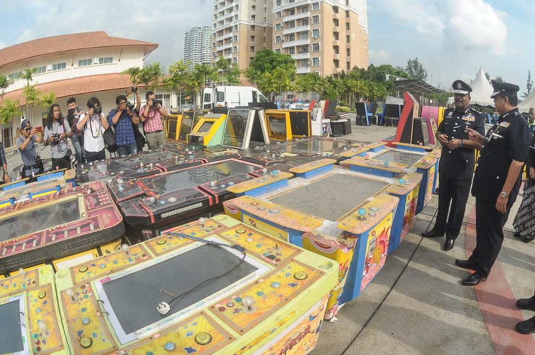 Seized video gaming machines destroyed