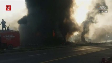 150 dead and numbers rising following Pakistan oil tanker explosion
