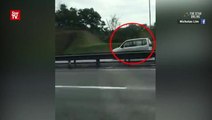 Woman who drove against traffic on highway arrested