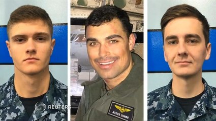 Three missing sailors identified