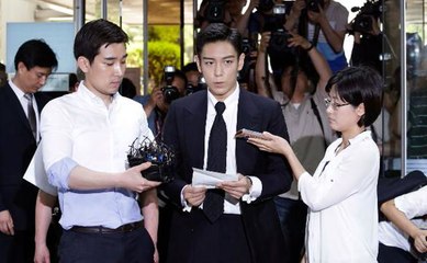Big Bang's T.O.P appears in court for marijuana trial