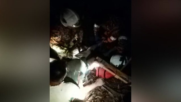 Bintulu Fire and Rescue save man trapped in vehicle that plunged down ravine