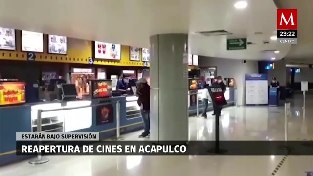 Reapertura de cines en Acapulco