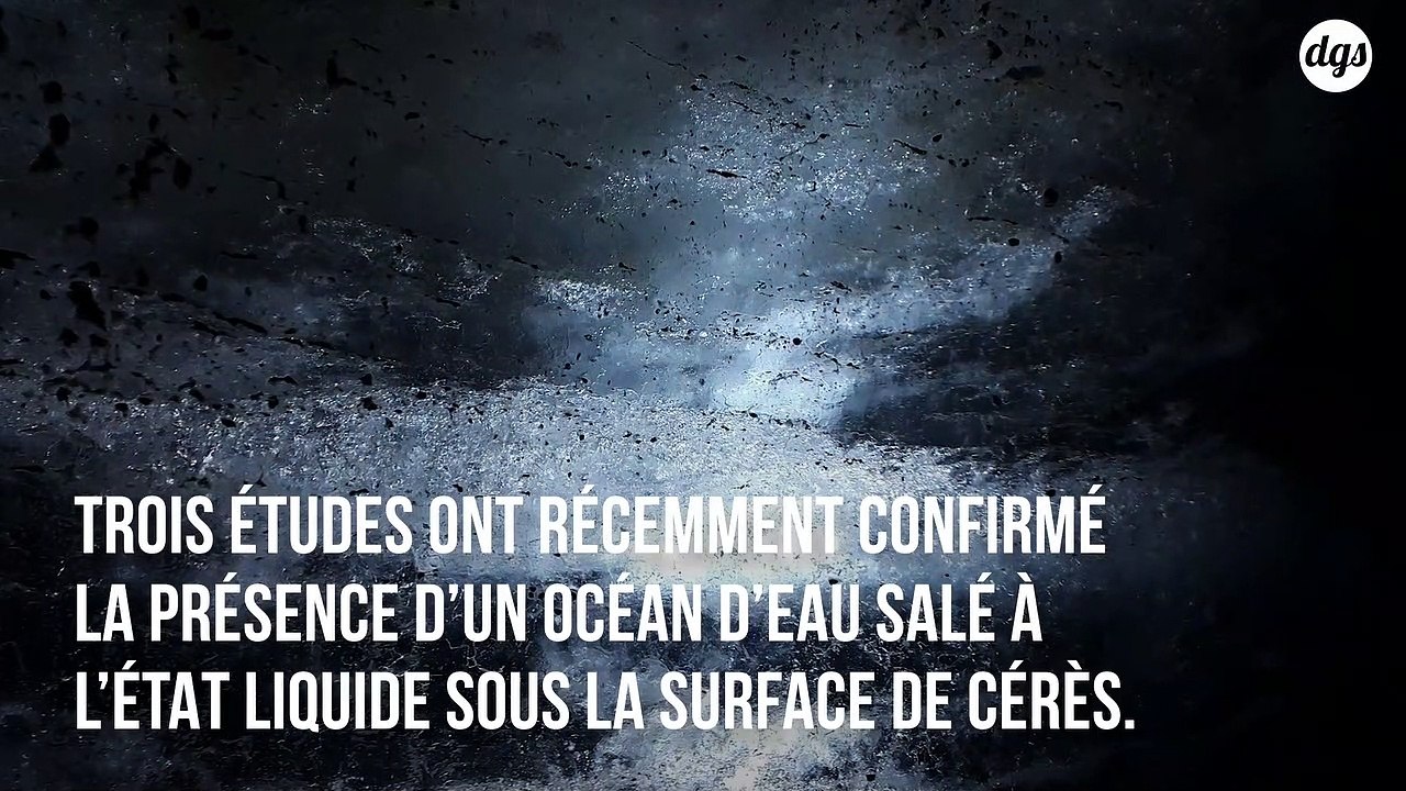 Un océan d’eau liquide de 40 km de profondeur découvert sous la surface de Cérès