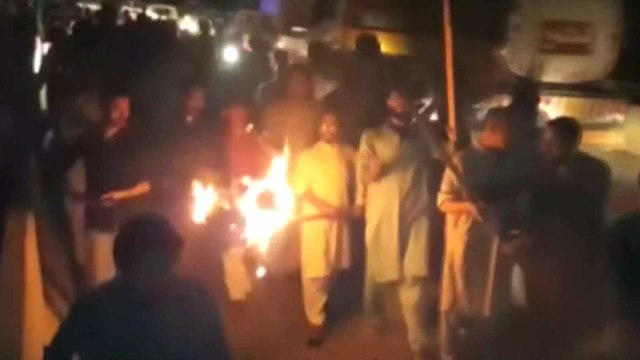 Why people protested against China in PoK?