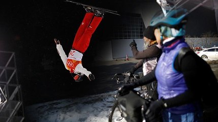 Pyeongchang Olympics: Swiss couple cycle 16,100km to see son compete
