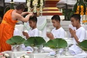 Thai cave boys in ceremony to become Buddhist novices