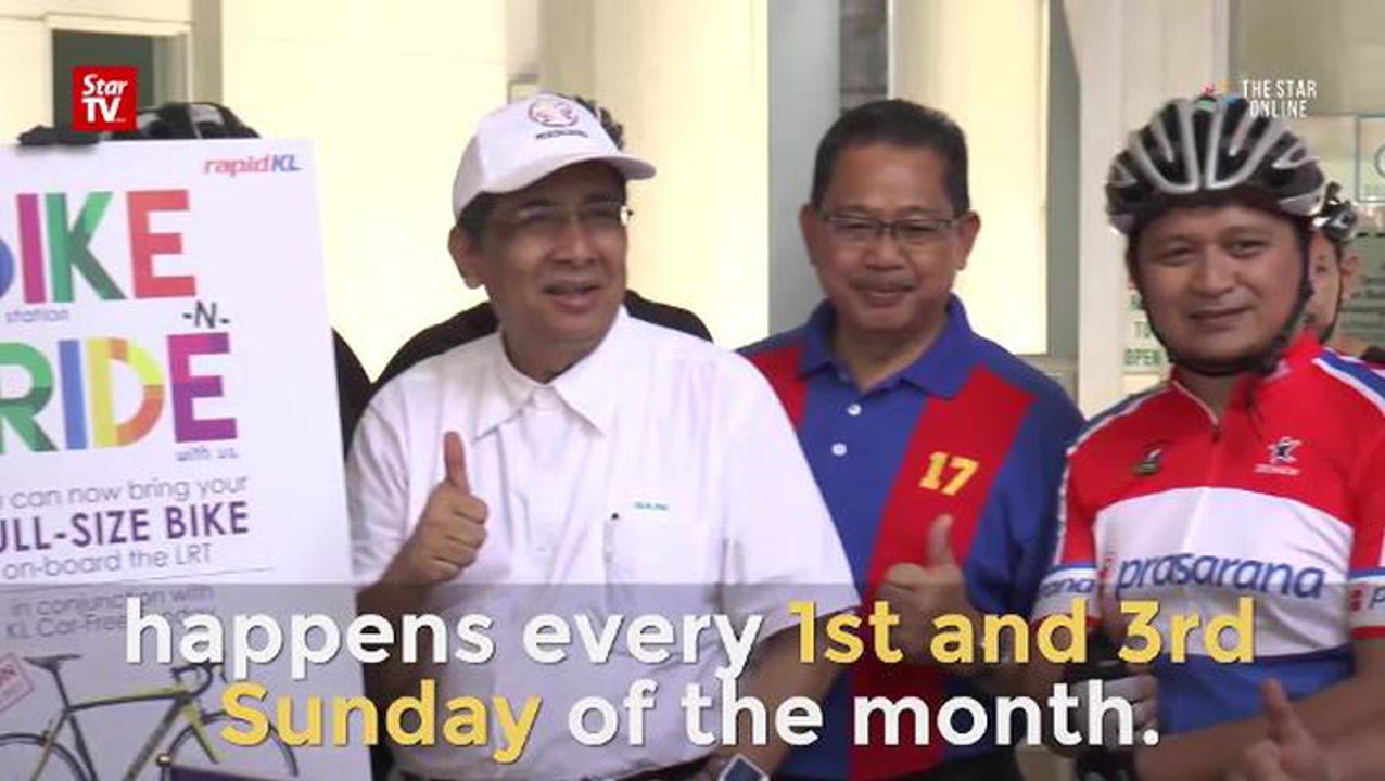 Full-sized cycles allowed on LRT on selected Sundays