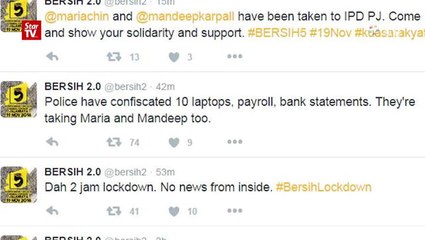 Cops raid Bersih office, Maria Chin and Mandeep Singh taken for questioning