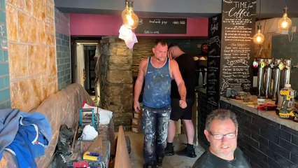 Five hours to go! New Penistone wine bar/cafe/grill has all hands on deck before 6pm launch