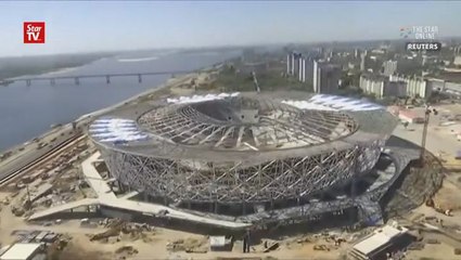Russia's Volgograd shows off World Cup stadium