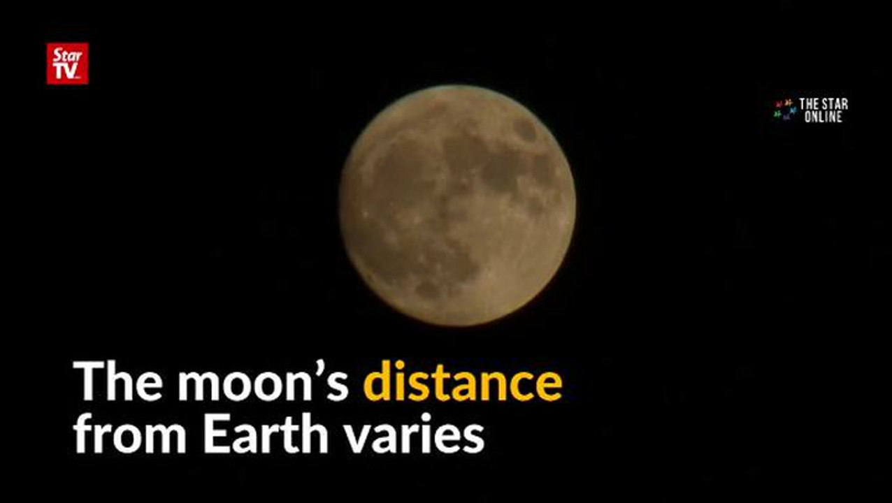 Glorious "Supermoon" in the sky