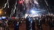 Revellers flee burning hot air balloon at Myanmar festival