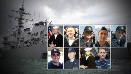 U.S. Navy recovers remains of all sailors missing after USS McCain collision