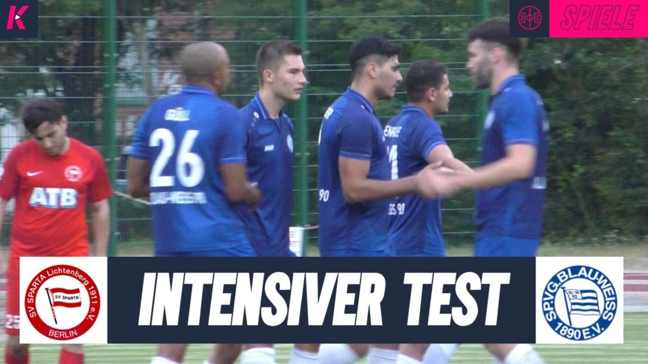 Baba und Gorkow trüben Rehbeins Sparta-Debüt | Sparta Lichtenberg – Blau-Weiß 90 Berlin