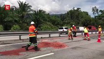 6 people injured in a 16 carcrash accident in Ipoh