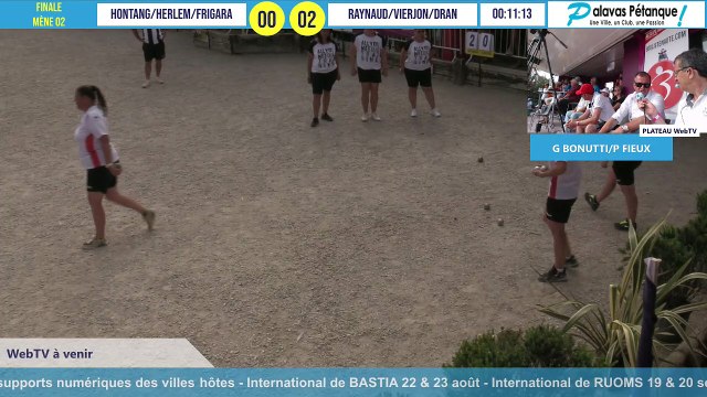 Finale du triplette FRANCE vs RAYNAUD : Palavas pétanque 2020