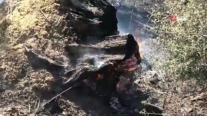 Kurşunlu köyündeki yangın kontrol altında