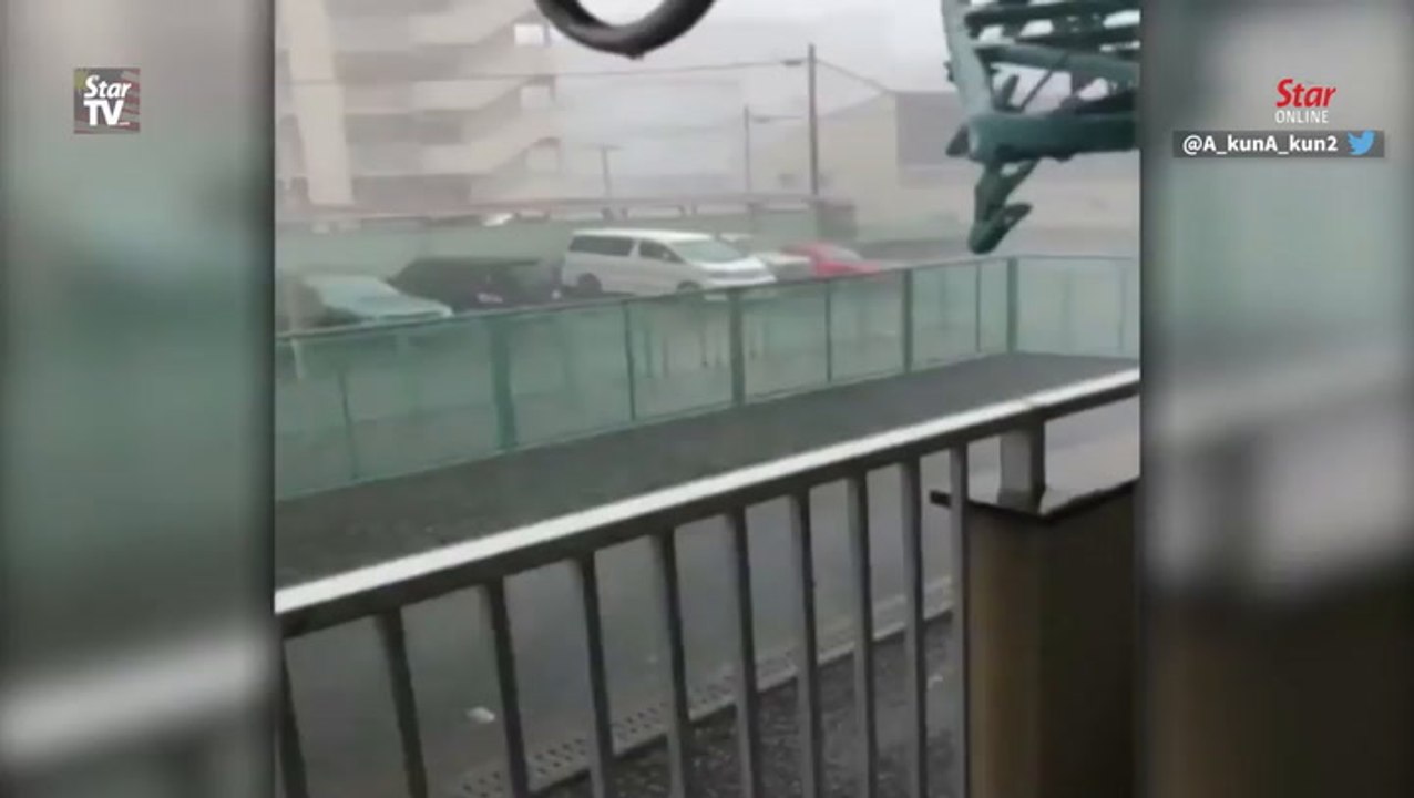 Japan issues evacuation advisories for 1 million as typhoon hits west coast