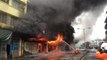 Fire destroys stalls at Tawau's “pasar gantung”