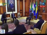 RTG/ Cérémonie de présentation des lettres de créances des Trois nouveaux ambassadeurs accrédités au Gabon en présence du président de le république.