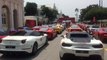 Luxury cars parade on Penang streets