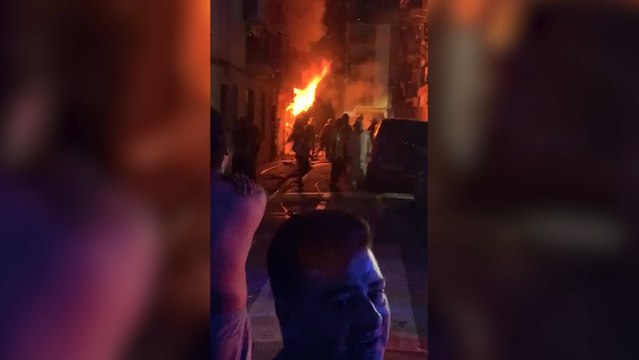 Tres muertos y seis heridos en un incendio en la Barceloneta