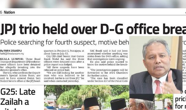 Transport ministry will come in to resolve 'JPJ internal problems'