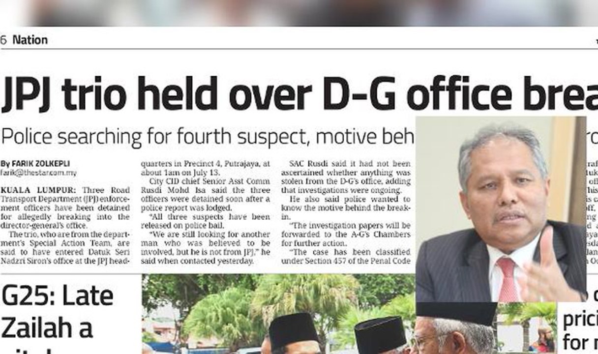 Transport ministry will come in to resolve 'JPJ internal problems'