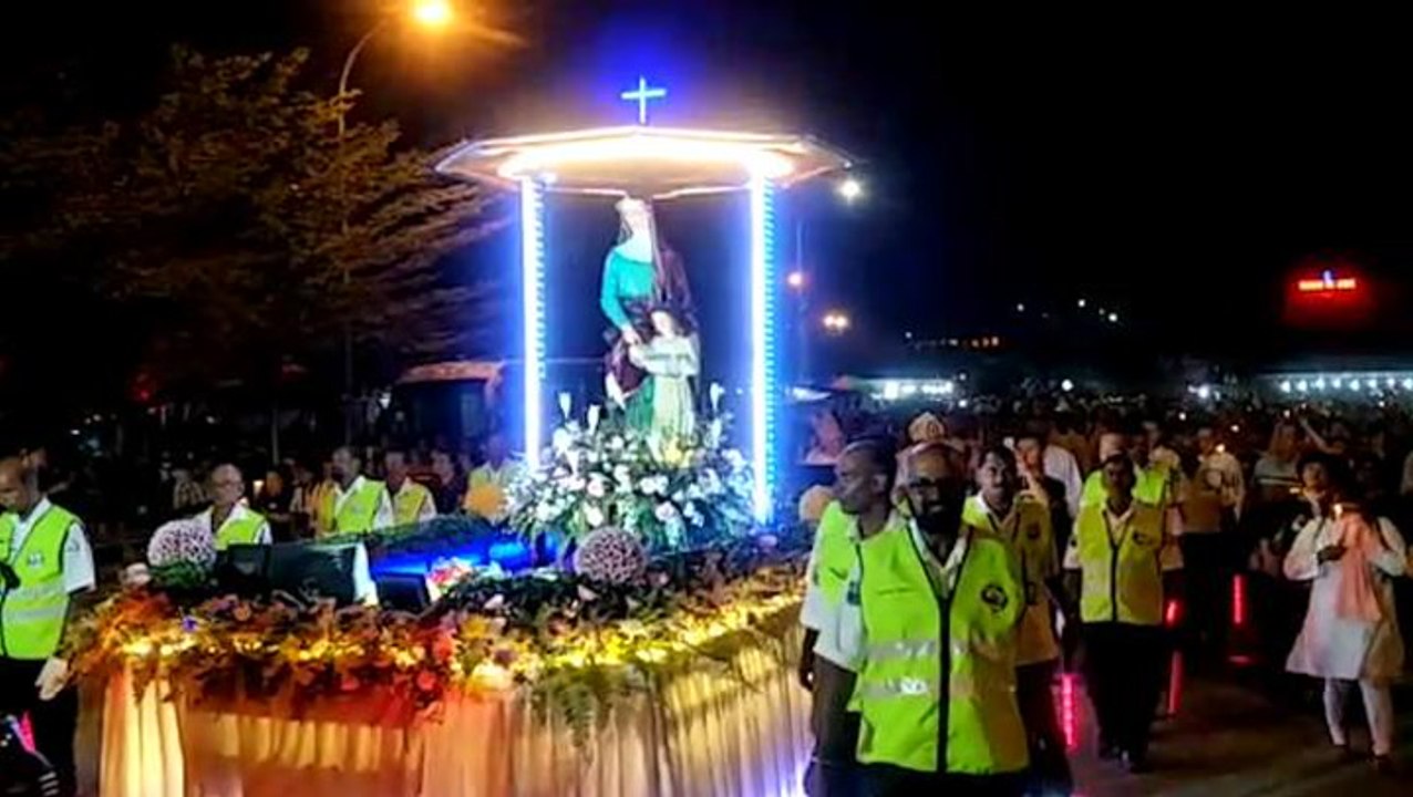Catholics celebrate St Anne feast day procession in Bukit Mertajam