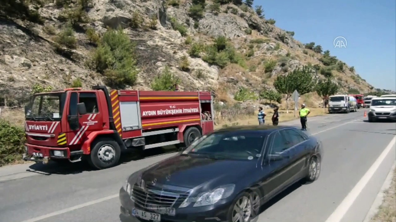 Makilik alanda çıkan yangına müdahale ediliyor - AYDIN