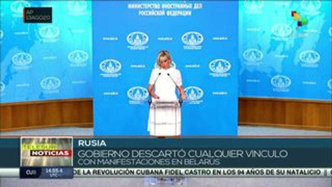 Niega Rusia injerencia en asuntos internos de Belarús