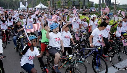 Cyclists come out in full spirit for Ride For Malaysia event