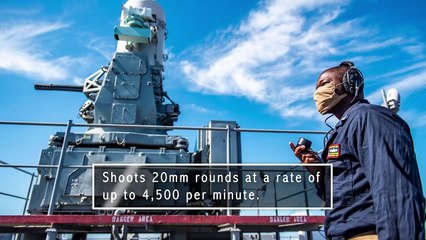 USS Germantown • CIWS Live-Fire Exercise • East China Sea • July 28, 2020