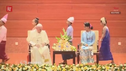 Pope Francis defends his Rohingya silence in Myanmar