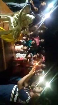 बच्चों के सामने बंदूक से की ताबड़तोड़ फायरिंग, दहशत में बच्चे