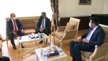 BBP Genel Başkanı Destici, Azerbaycan'ın Ankara Büyükelçisi İbrahim'i ziyaret etti