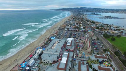 Beach Aerial Footage Taken by a Drone