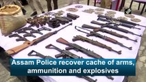 Assam Police recover cache of arms, ammunition and explosives