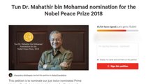 Thousands petition for Dr M to be nominated for Nobel Peace Prize