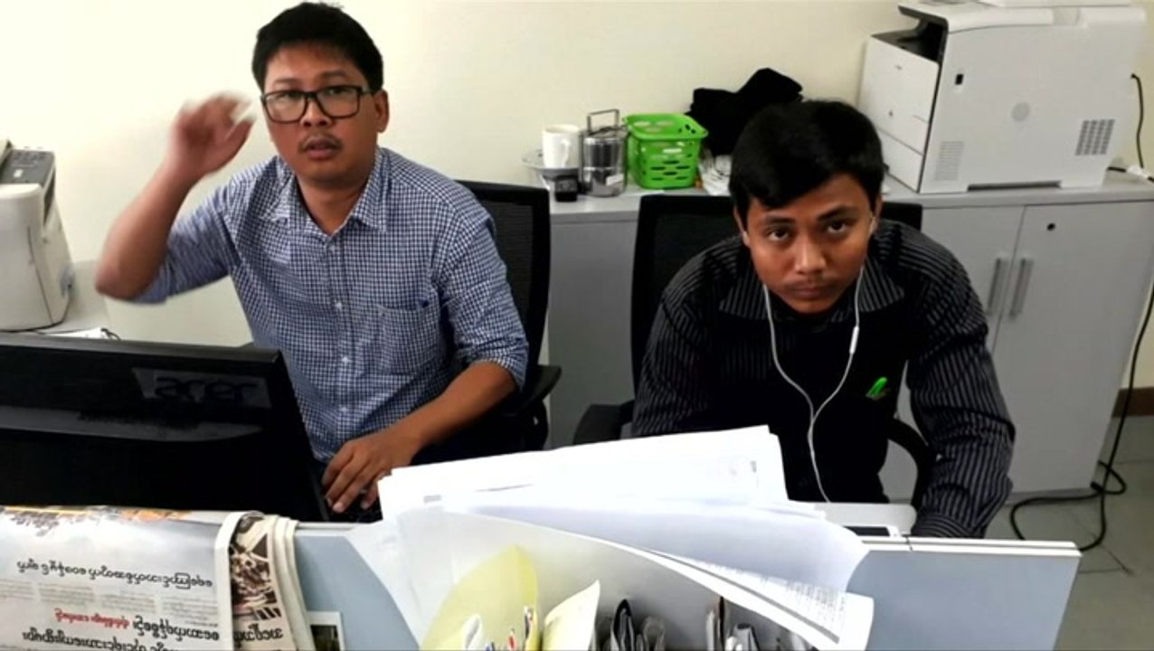 Two Reuters Journalists Facing Jail In Myanmar Video Dailymotion