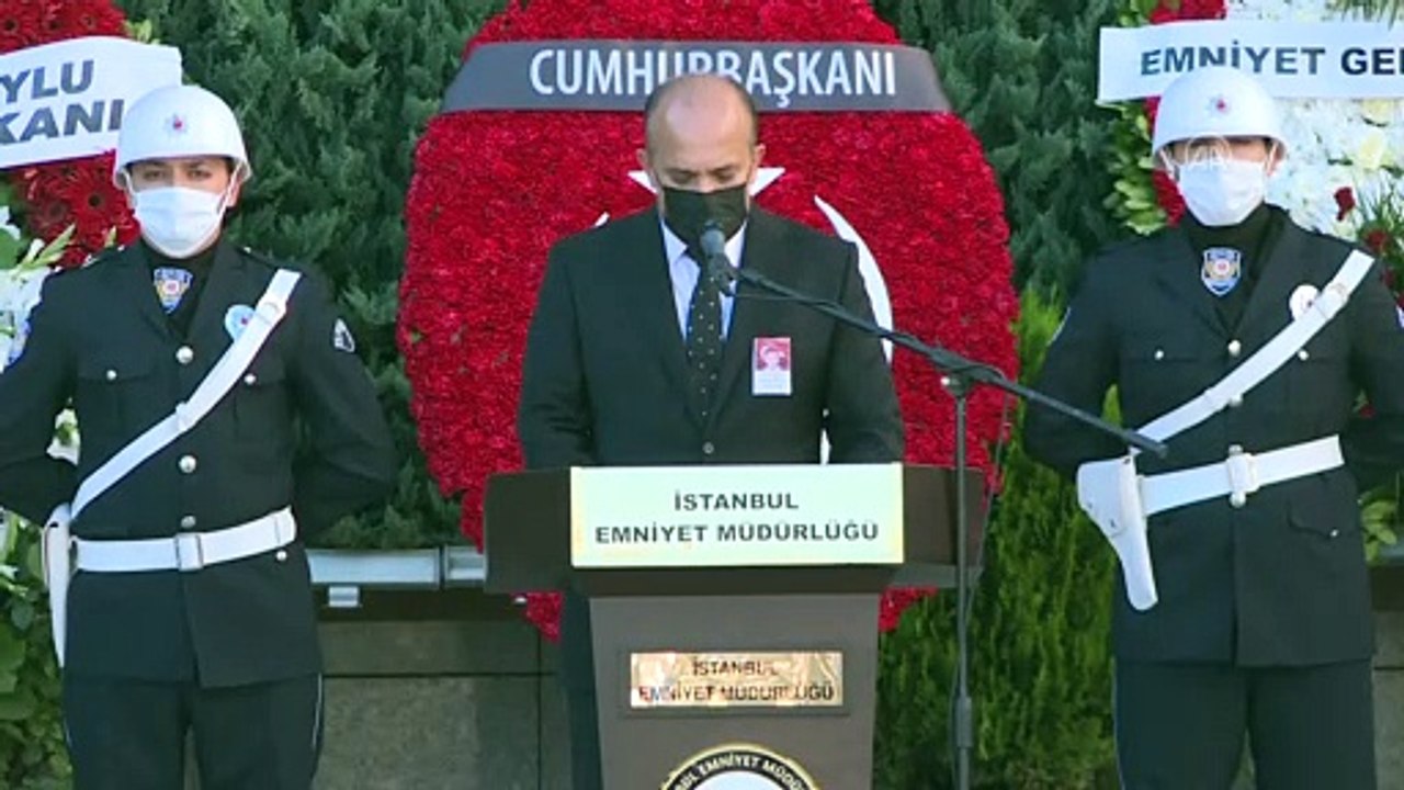 Şehit polis memuru için İstanbul Emniyet Müdürlüğünde tören düzenlendi - İSTANBUL