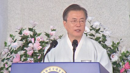광복절 75주년 경축사에 담길 대일·대북 메시지는? / YTN